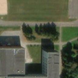 Sand Volleyball Court — aerial view