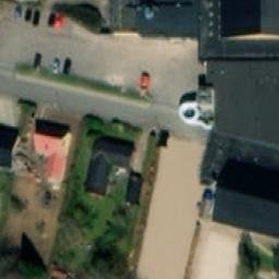 Sand Volleyball Court — aerial view