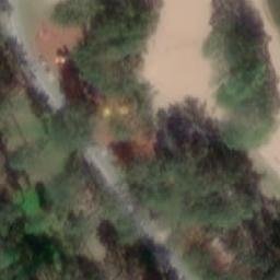 Sand Volleyball Court — aerial view