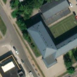 Volleyball Court — aerial view