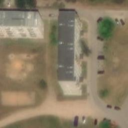 Sand Volleyball Court — aerial view
