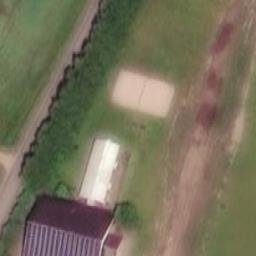 Sand Volleyball Court — aerial view