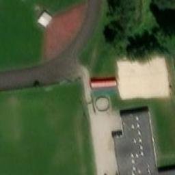 Sand Volleyball Court — aerial view