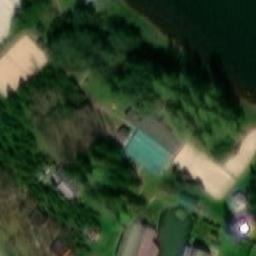 Sand Volleyball Court — aerial view