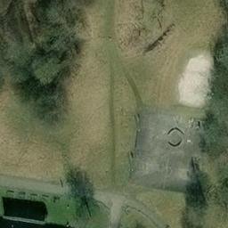 Sand Volleyball Court — aerial view