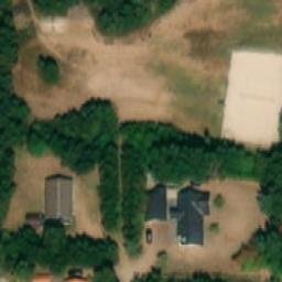 Sand Volleyball Court — aerial view