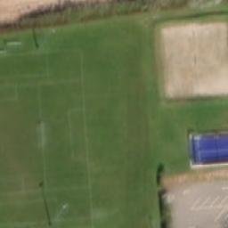 Sand Volleyball Court — aerial view