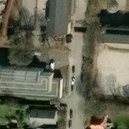 Sand Volleyball Court — aerial view