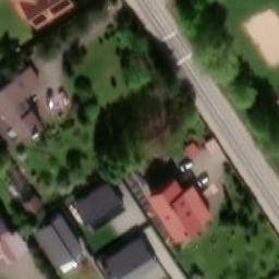Sand Volleyball Court — aerial view
