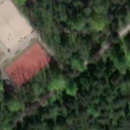 Sand Volleyball Court — aerial view