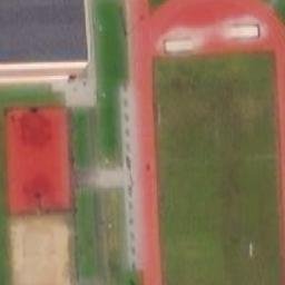 Sand Volleyball Court — aerial view