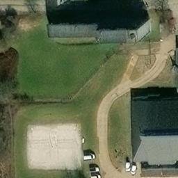 Sand Volleyball Court — aerial view