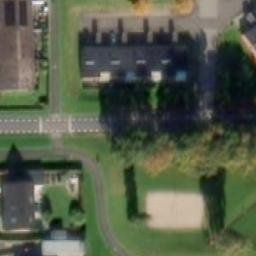 Sand Volleyball Court — aerial view