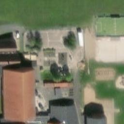 Sand Volleyball Court — aerial view