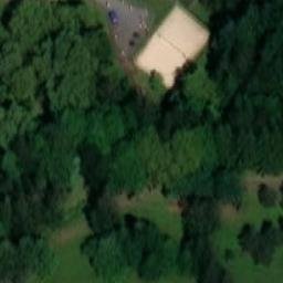 Sand Volleyball Court — aerial view