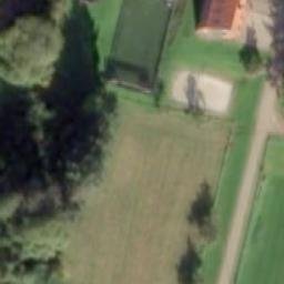 Sand Volleyball Court — aerial view