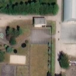 Volleyball Court — aerial view
