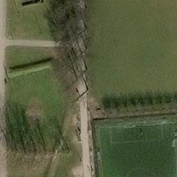 Sand Volleyball Court — aerial view