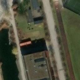 Sand Volleyball Court — aerial view