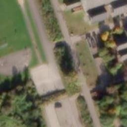 Sand Volleyball Court — aerial view