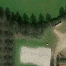 Sand Volleyball Court — aerial view