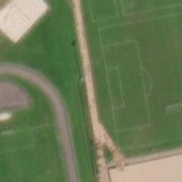 Sand Volleyball Court — aerial view