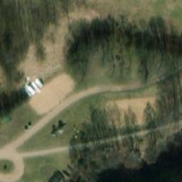 Sand Volleyball Court — aerial view