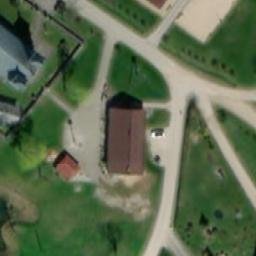 Sand Volleyball Court — aerial view
