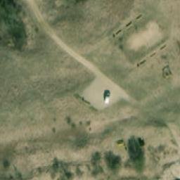 Sand Volleyball Court — aerial view