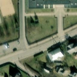 Sand Volleyball Court — aerial view