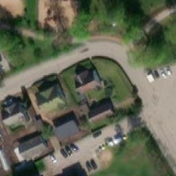 Sand Volleyball Court — aerial view