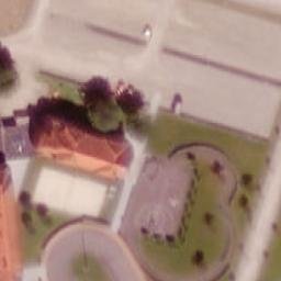 Sand Volleyball Court — aerial view