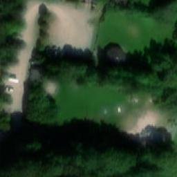 Sand Volleyball Court — aerial view