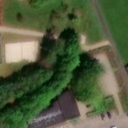 Sand Volleyball Court — aerial view