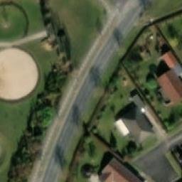 Sand Volleyball Court — aerial view