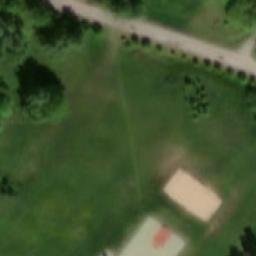 Sand Volleyball Court — aerial view