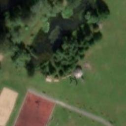 Sand Volleyball Court — aerial view