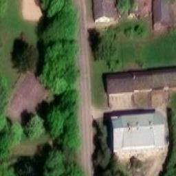 Sand Volleyball Court — aerial view