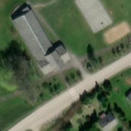 Sand Volleyball Court — aerial view
