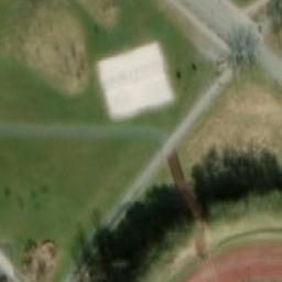 Sand Volleyball Court — aerial view