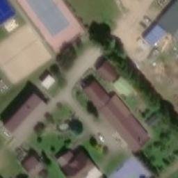 Sand Volleyball Court — aerial view