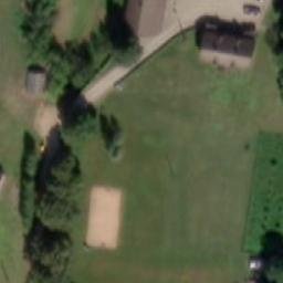 Sand Volleyball Court — aerial view