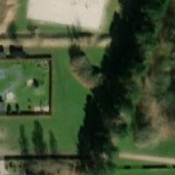 Sand Volleyball Court — aerial view