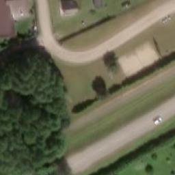 Sand Volleyball Court — aerial view