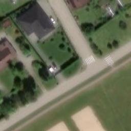 Sand Volleyball Court — aerial view