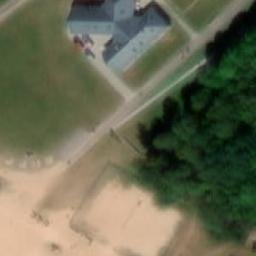 Sand Volleyball Court — aerial view