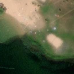 Sand Volleyball Court — aerial view