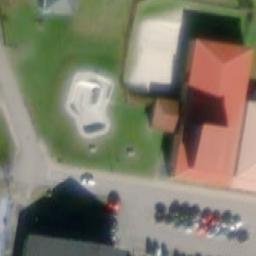 Sand Volleyball Court — aerial view