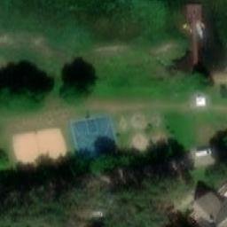Sand Volleyball Court — aerial view