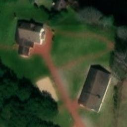 Sand Volleyball Court — aerial view